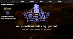 Desktop Screenshot of guitarstore.ch
