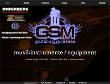 Tablet Screenshot of guitarstore.ch